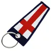 Image de CLJ - Porte-clés - Drapeau chiffre 8 - Oktoeight - Rouge et blanc - Nautique - Maritime