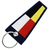 Image de CLJ - Porte-clés - Drapeau chiffre 9 - Novenine - Multicolore - Nautique - Maritime