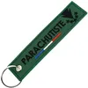 Image de CLJ - Porte-clés - Parachutiste - Armée de l'air - France - Vert armée - Militaire -