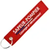 Image de CLJ - Porte-clés - Sapeur Pompier - Courage et dévouement - Rouge Pompier - Métiers -