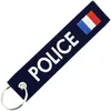 Image de CLJ - Porte-clés - Police - Bleu marine foncé - Métiers - France