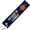 Image de CLJ - Porte-clés - Nageur de Combat - Marine Nationale - Armée França - Bleu marine foncé - Militaire - Maritime