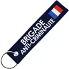 Image de CLJ - Porte-clés - Brigade Anti Criminalité - Bac - Forces spéciales - Bleu marine foncé - Forces de l'Ordre - France