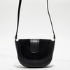 Image de 1987 by Abaco - Sac bandoulière en Cuir Gwen noir - 20x16x7 cm OS