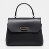 Image de Abaco Studio - Sac à main en Cuir Laurie noir - 27.5x20 cm OS