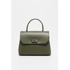 Image de Abaco Studio - Sac à main en Cuir Laurie Vert Militaire - 27,5x20 cm OS