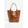 Image de 1987 by Abaco - Sac à main en Cuir Star Camel - 42x33x18 cm OS