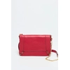 Image de Abaco Paris - Sac à bandouliere en cuir Seren rouge - 23,5 x 10 x 16cm OS