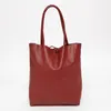 Image de Abaco Studio - Sac cabas en Cuir tesa bordeaux - 40x13x37 cm OS