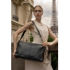 Image de Abaco Studio - Sac bandoulière en Cuir Zita Noir - 42x25x8 cm OS