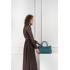 Image de Abaco Paris - Sac à main en Cuir jett bleu canard - 22x33x11 cm OS