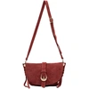Image de 1987 by Abaco - Sac à bandouliere en cuir Texas bordeaux - 29x22x4cm OS