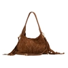 Image de 1987 by Abaco - Sac à bandouliere en cuir Rodeo camel - 22x12x6.5cm OS