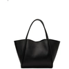 Image de Abaco Studio - Sac porte épaule en cuir Stacy noir - 50x30x15cm OS