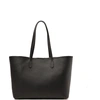 Image de Abaco Paris - Sac cabas en cuir Sola noir - 48x29x14cm OS