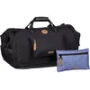 Image de CABAIA - Sac de Voyage Duffle Adventurer Berlin 40L - Compatible Bagage Cabine 45x30x29 - Déperlant & Certifié Vegan - 2 Poches - Compartiment à Chaussures - Sac Week-End, Sac de Sport - Noir