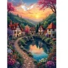 Image de Alipson Puzzle Le Village au Bord de l'Eau
