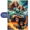 Image de Alipson Puzzle 2 Puzzles - L'Eau et le Feu - Collection Mère et Fille