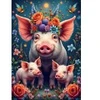 Image de Alipson Puzzle Famille Cochon en Promenade
