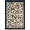 Image de Tapis rectangulaire 160x230 cm imprimé léopard GLAM coloris noir
