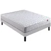 Image de Epeda Ensemble Distinct 2 + Sommier Escale + Pieds 90x190 Ressorts