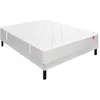 Image de Epeda Ensemble ITINERAIRE + Sommier Escale Confort Ferme + Pieds 140x190 Ressorts