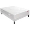 Image de Epeda Ensemble L'ECHAPPEE + Sommier Escale Confort Ferme + Pieds 160x200 Ressorts