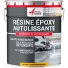 Image de ARCANE INDUSTRIES Résine epoxy, autolissante, Peinture pour Sol : déco, intérieure, Atelier, Effet Miroir - 5 kg Jaune Signalisation - RAL 1023