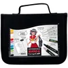 Image de GRAPH’IT Marker trousse Essentiels Manga de 12 marqueurs à alcool double pointe pour dessin de manga et illustration, pointe fine et biseautée +3 liners noirs +1 marqueur blanc +1 trame manga A6