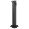 Image de Fontaine de jardin en aluminium avec robinet coloris anthracite l.25 x P.26 x H.100 cm