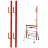 Image de Outifrance 8830017 Paire de Garde corps pour tréteau bâtiment en Acier