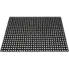 Image de ID MAT - Tapis Caillebotis Caoutchouc M68 - Rectangulaire 100 x 150 cm - Antidérapant - Uni - Usage Extérieur - Jet d'eau - Caoutchouc Naturel - Épaisseur 23 mm - Noir