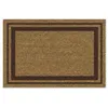 Image de Tapis coco - 40x60 cm - bord marron
