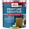 Image de ARCANE INDUSTRIES Peinture radiateur, fonte, acier, alu, chauffage, toutes couleurs, peinture radiateur - 1 kg (jusqu'à 5 m² en 2 couches) Jaune Signalisation - RAL 1023