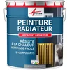 Image de ARCANE INDUSTRIES Peinture radiateur, Fonte, Acier, alu, Chauffage, Toutes Couleurs, Peinture radiateur - 1 kg (jusqu'à 5 m² en 2 Couches) Gris Argent - RAL 7001
