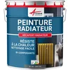 Image de ARCANE INDUSTRIES Peinture radiateur, fonte, acier, alu, chauffage, toutes couleurs, peinture radiateur - 1 kg (jusqu'à 5 m² en 2 couches) Gris fer - RAL 7011