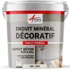 Image de Enduit minréral decoratif interieur | Aspect/Effet beton pour sol et mur toute pièce intérieure - 4 kg Lune - ARCANE INDUSTRIES