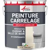 Image de ARCANE INDUSTRIES Peinture carrelage cuisine & salle de bain, résine bi-composante : Arcapoxy carrelage - 1 kg (jusqu'à 10 m² en 2 couches) Ivoire Clair - RAL 1015
