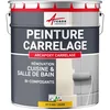Image de ARCANE INDUSTRIES Peinture carrelage Cuisine & Salle de Bain, résine bi-composante : Arcapoxy carrelage - 2.5 kg (jusqu'à 25 m² en 2 Couches) Jaune Signalisation - RAL 1023