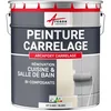 Image de ARCANE INDUSTRIES Peinture carrelage Cuisine & Salle de Bain, résine bi-composante : Arcapoxy carrelage - 2.5 kg (jusqu'à 25 m² en 2 Couches) Blanc - RAL 9003