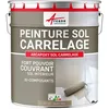 Image de ARCANE INDUSTRIES Peinture carrelage Sol, résine pour recouvrir faïence et Carreaux : Arcapoxy Sol carrelage - 1 kg (jusqu'à 5 m² en 2 Couches) Beige Gris - RAL 1019