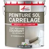 Image de ARCANE INDUSTRIES Peinture carrelage Sol, résine pour recouvrir faïence et Carreaux : Arcapoxy Sol carrelage - 1 kg (jusqu'à 5 m² en 2 Couches) Gris Fer - RAL 7011