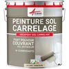 Image de ARCANE INDUSTRIES Peinture carrelage Sol, résine pour recouvrir faïence et Carreaux : Arcapoxy Sol carrelage - 2.5 kg (jusqu'à 12.5 m² en 2 Couches) Ivoire Clair - RAL 1015