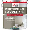 Image de ARCANE INDUSTRIES Peinture carrelage Sol, résine pour recouvrir faïence et Carreaux : Arcapoxy Sol carrelage - 10 kg (jusqu'à 50 m² en 2 Couches) Turquoise Pastel - RAL 6034