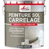 Image de ARCANE INDUSTRIES Peinture carrelage Sol, résine pour recouvrir faïence et Carreaux : Arcapoxy Sol carrelage - 10 kg (jusqu'à 50 m² en 2 Couches) Gris Fer - RAL 7011