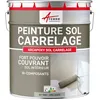 Image de ARCANE INDUSTRIES Peinture carrelage Sol, résine pour recouvrir faïence et Carreaux : Arcapoxy Sol carrelage - 10 kg (jusqu'à 50 m² en 2 Couches) Gris Agate - RAL 7038