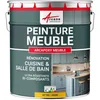 Image de Peinture Meuble Cuisine, Salle de Bain - Résine Epoxy Bi-composant - ARCAPOXY MEUBLE - 1 kg (jusqu'à 12 m² en 2 couches) Jaune Signalisation - RAL 1023 - ARCANE INDUSTRIES