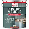 Image de Peinture Meuble Cuisine, Salle de Bain - Résine Epoxy Bi-composant - ARCAPOXY MEUBLE - 2.5 kg (jusqu'à 30 m² en 2 couches) Rouge Tomate - RAL 3013 - ARCANE INDUSTRIES