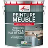 Image de Peinture Meuble Cuisine, Salle de Bain - Résine Epoxy Bi-composant - ARCAPOXY MEUBLE - 2.5 kg (jusqu'à 30 m² en 2 couches) Turquoise Pastel - RAL 6034 - ARCANE INDUSTRIES