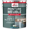 Image de Peinture meuble cuisine & salle de bain - Résine epoxy bi-composant - Peinture pour meuble sans ponçage - ARCAPOXY MEUBLE - 1 kg (jusqu'à 12 m² en 2 couches) Bleu D'eau - RAL 5021 - ARCANE INDUSTRIES